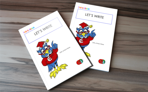 E-BOOK: OW02 : LET’S WRITE- OWL - A4, BLACK AND WHITE, 48 PAGES