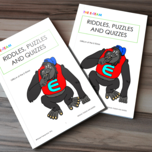 E-BOOK: ET18: RIDDLES, PUZZLES AND  QUIZZES – GRILLA – A4, FULL COLOR, 48 PAGES