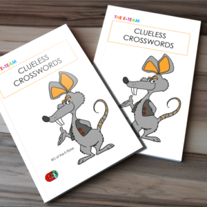 E-BOOK: RV01: CLUELESS CROSSWORDS – RO – A4, FULL COLOR, 24 PAGES